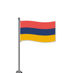 Illustration of Armenia flag Template