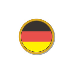 Illustration of Germany flag Template