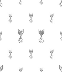 Crane Hook Icon Seamless Pattern M_2210008