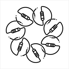 Obraz premium Resistor Icon M_2210002