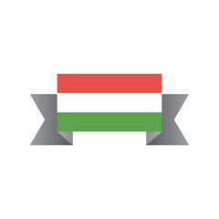 Illustration of Hungary flag Template