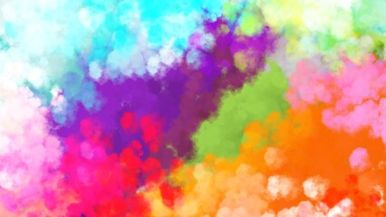 Abstract soft aesthetic watercolor painting illustration backdrop. Minimalist colorful art background.