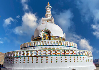 Shanti Stupa in Leh India