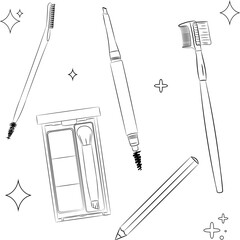 Eyebrow pencil noodle