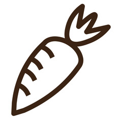 carrot cooking food healthy kitchen meal vegetable icon