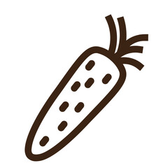 carrot diet food nutrition vegetable icon