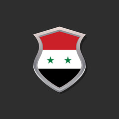Illustration of Syria flag Template