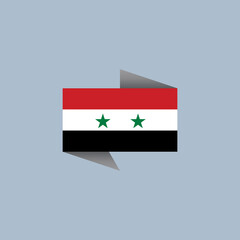Illustration of Syria flag Template
