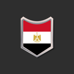 Illustration of Egypt flag Template