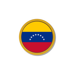 Obraz premium Illustration of Venezuela flag Template