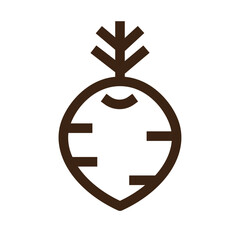 carrot food fresh healthy organic vegetable icon