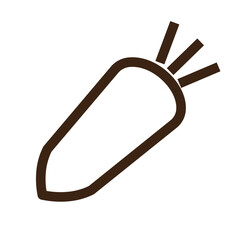 carrot food healthy food parsnip root vegetable vegetable icon