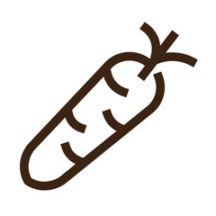 carrot food vegetable vegetarian icon