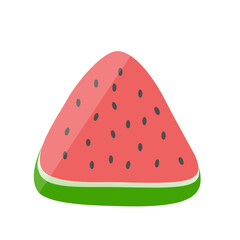 slice watermelon illustration