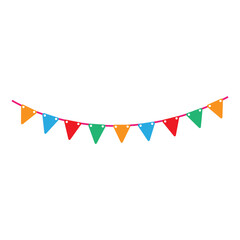 Fototapeta premium Flag party illustration