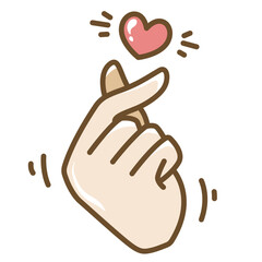 finger heart
