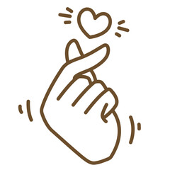 finger heart