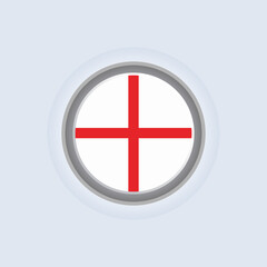 Illustration of England flag Template