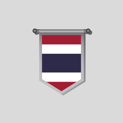 Illustration of Thailand flag Template