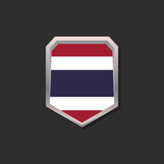 Illustration of Thailand flag Template