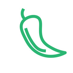 chilli hot paper jalapeno spice vegetable icon