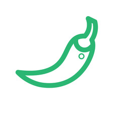 chili food paprika pepper vegetable icon
