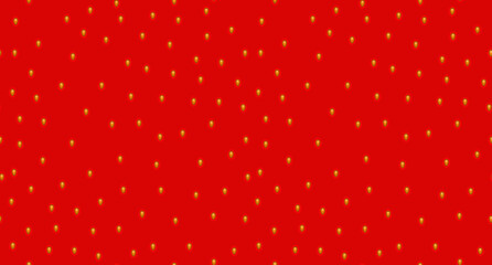 Fruit strawberry pattern with seeds. Seamless strawberry pattern. Vector seamless strawberry texture. Red pattern with berry and seeds. Close up of strawberry. Vector illustration © Aozora
