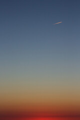 airplane in the sky