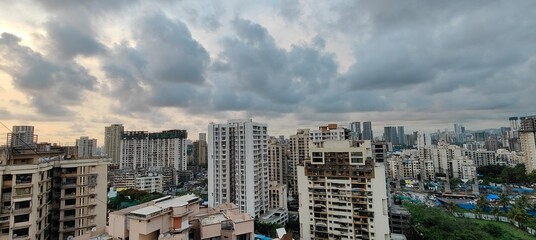 Mumbai city skyline