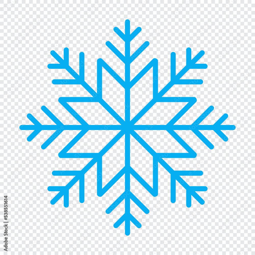 Poster snowflake. snowflake icon. simple snowflake icon in line style design. snow snowflake symbol. vector