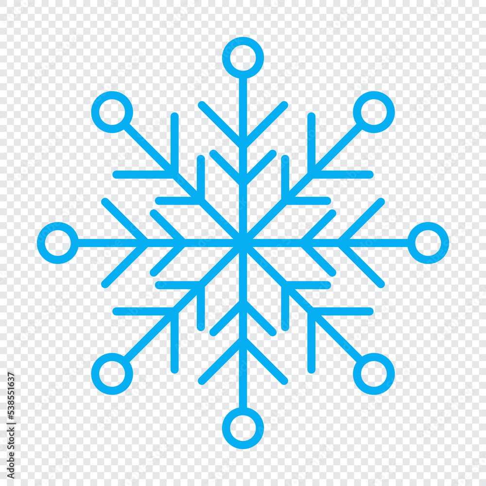 Poster snowflake. snowflake icon. simple snowflake icon in line style design. snow snowflake symbol. vector