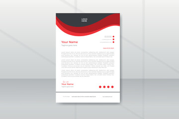 Creative business Letterhead Template Design