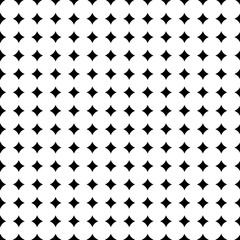 simple black and white abstract geometric star shape spot seamless pattern background, wallpaper, texture, label, banner, cover, card etc. vector design