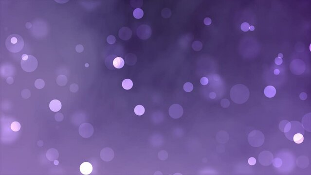 Abstract background of purple color Bokeh moving colorful  Halloween background animation 4k.