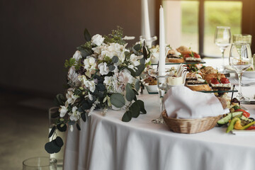 Amazing wedding table decoration