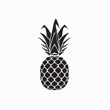 pineapple isolated on white background
