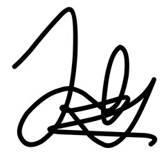 hand drawn signature illustration