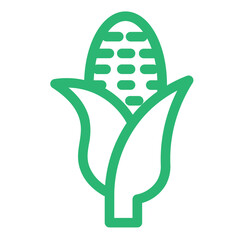 corn food vegetable cooking healty icon