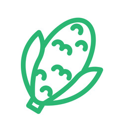 corn maize vegetable icon