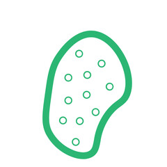 crop fresh organic potato vegetable icon