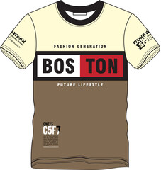 T-Shirt Design Vector Kids Mens Boys Sport