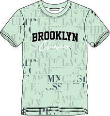 T-Shirt Design Vector Kids Mens Boys Sport