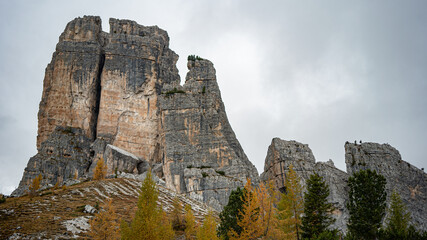 Cinque Torri -autumn in Dolomite's