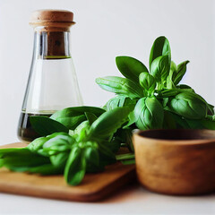 oil and basil