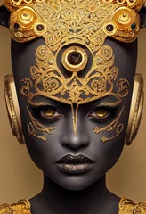 Mystisch schöne fiktive Frau mit einem schönen gotischen Schmuck. Gothic Mystery Girl. © designprojects