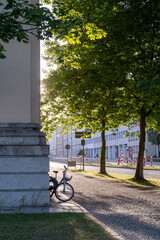 Bicycle on the Von-der-Tann-Straße (English: Von-der-Tann Street)
