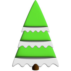 Christmas green tree.