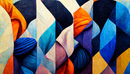 Highly saturated patterns with a realistic texture, Vivid and intense color pattern background