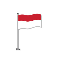 Illustration of Indonesia flag Template