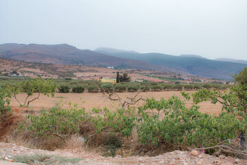view of the mountain valley